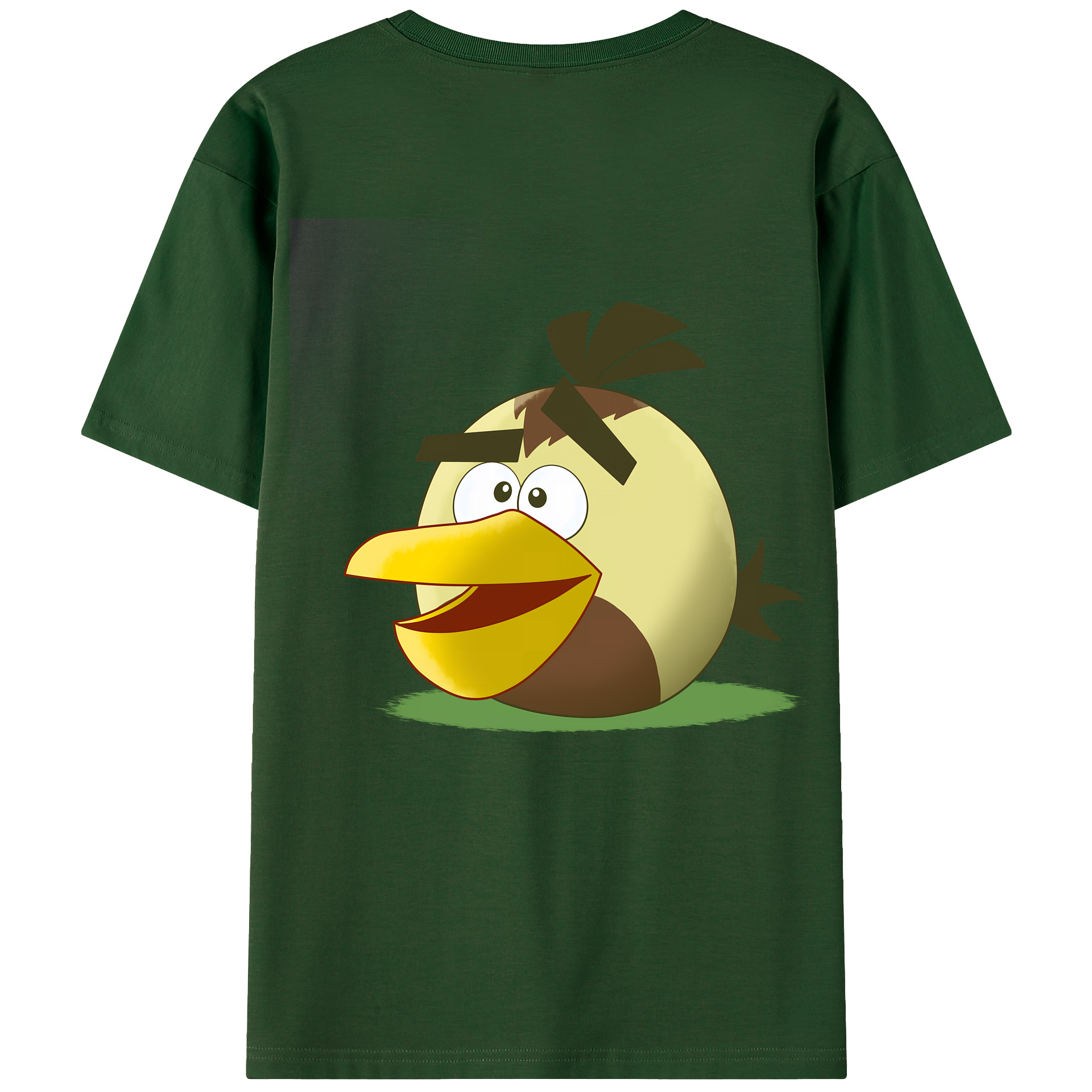 （画像用） Angry Birds アングリーバード 綿100％半袖Tシャツ（背面プリント）